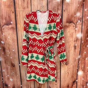 Shinesty Women’s Red Ryder Wrap dress size Medium, Christmas, Holiday dress
